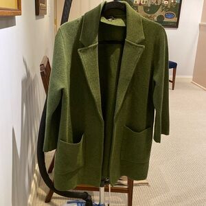 J Crew womens open front knit lightweight cardigan jacket / sweater size M